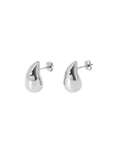 Deluxe Drop Ohrstecker in 18K vergoldeter Tropfenform, Silber